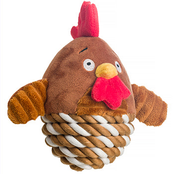Chicken rope ball