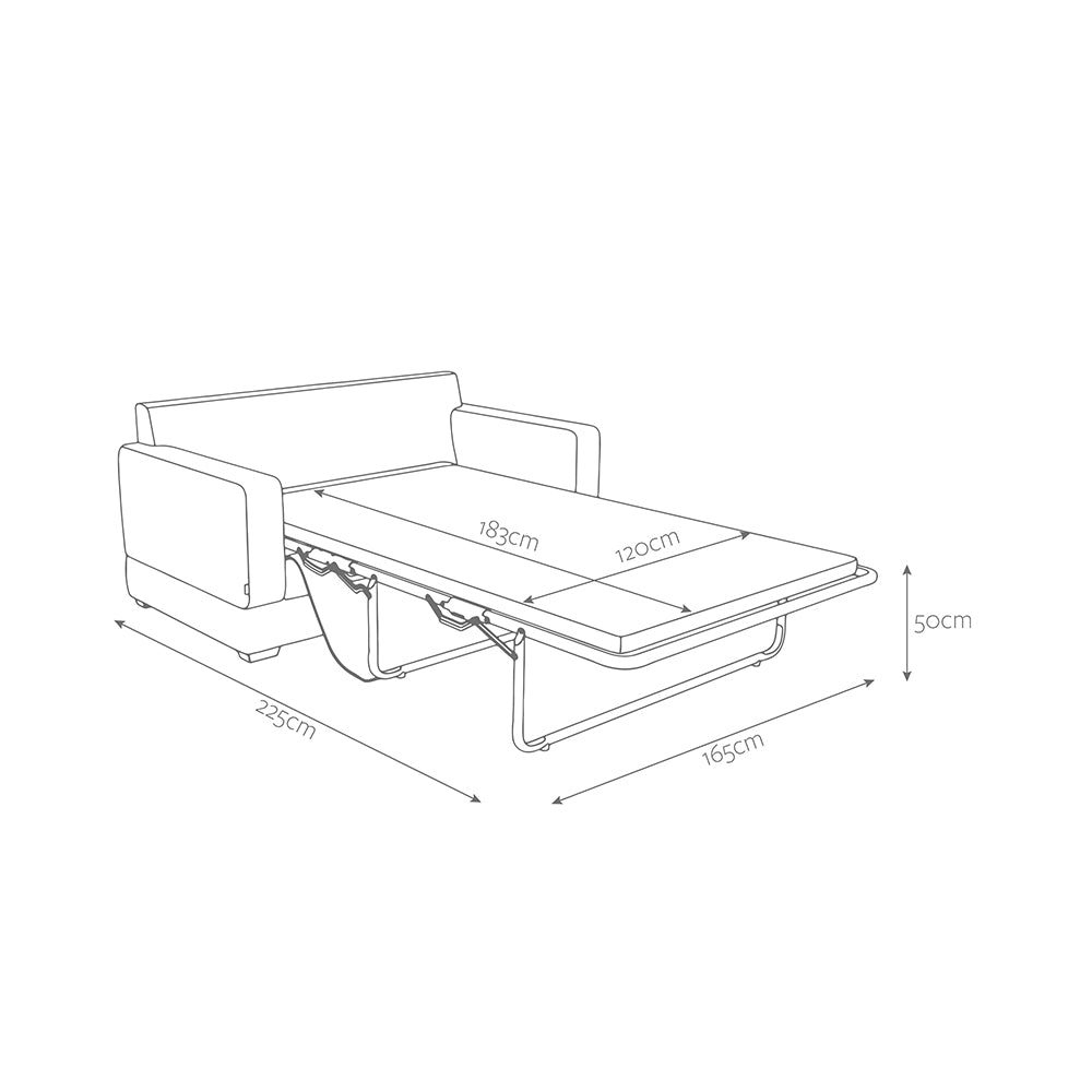 Jay-Be Urban Two Seater with e-Pocket Mattress