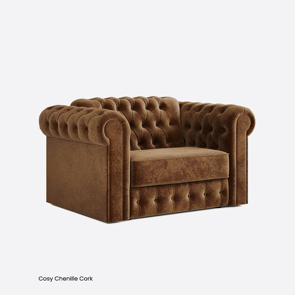 Jay-Be Chesterfield Snuggler with Deep e-Sprung™ Mattress
