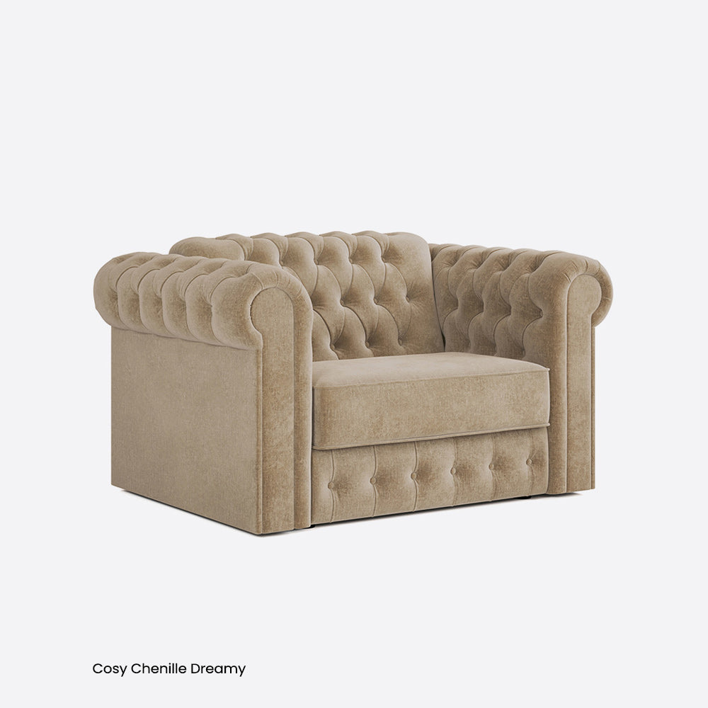 Jay-Be Chesterfield Snuggler with Deep e-Sprung™ Mattress