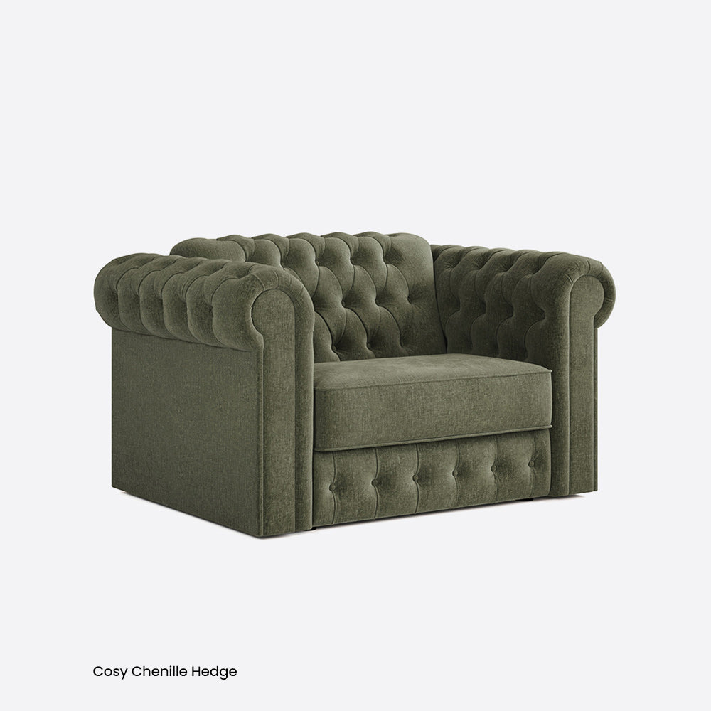 Jay-Be Chesterfield Snuggler with Deep e-Sprung™ Mattress