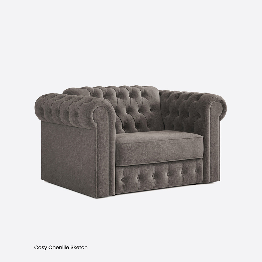 Jay-Be Chesterfield Snuggler with Deep e-Sprung™ Mattress