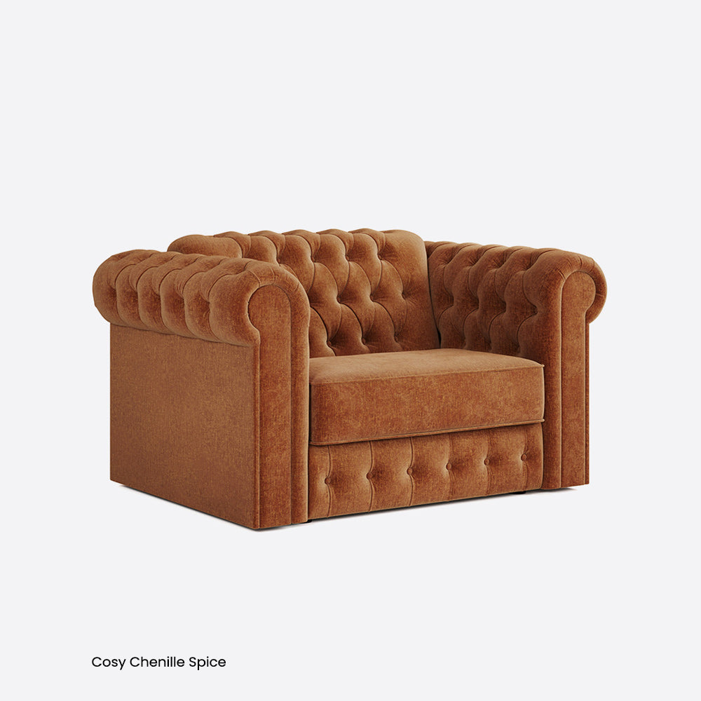 Jay-Be Chesterfield Snuggler with Deep e-Sprung™ Mattress