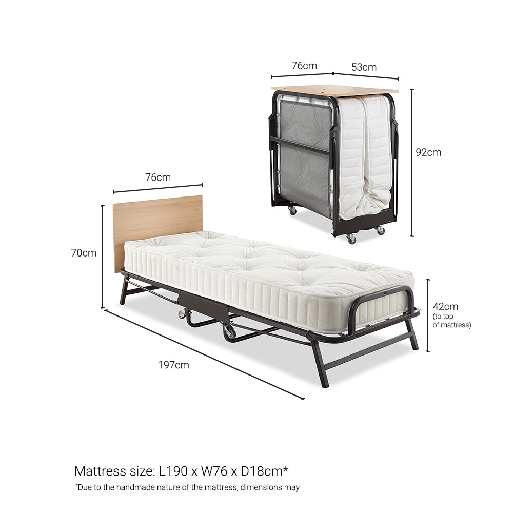 Jay-Be Crown Premier Folding Bed with Deep Sprung Mattress