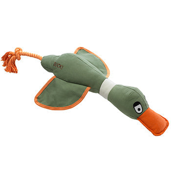 Duck!  Canvas Thrower Dog Toy Khaki