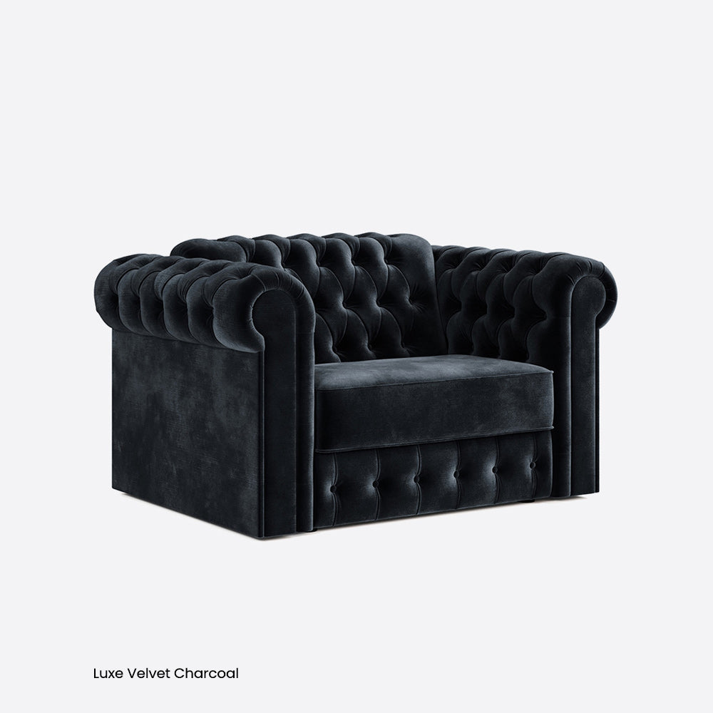 Jay-Be Chesterfield Snuggler with Deep e-Sprung™ Mattress