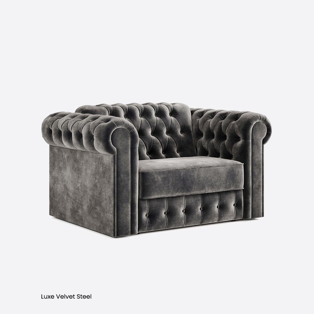 Jay-Be Chesterfield Snuggler with Deep e-Sprung™ Mattress