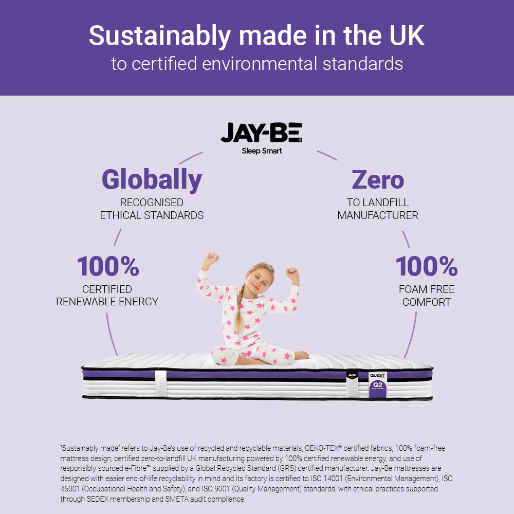 Jay-Be Quest Q2 Extreme Comfort Deep e-Pocket™ Mattress