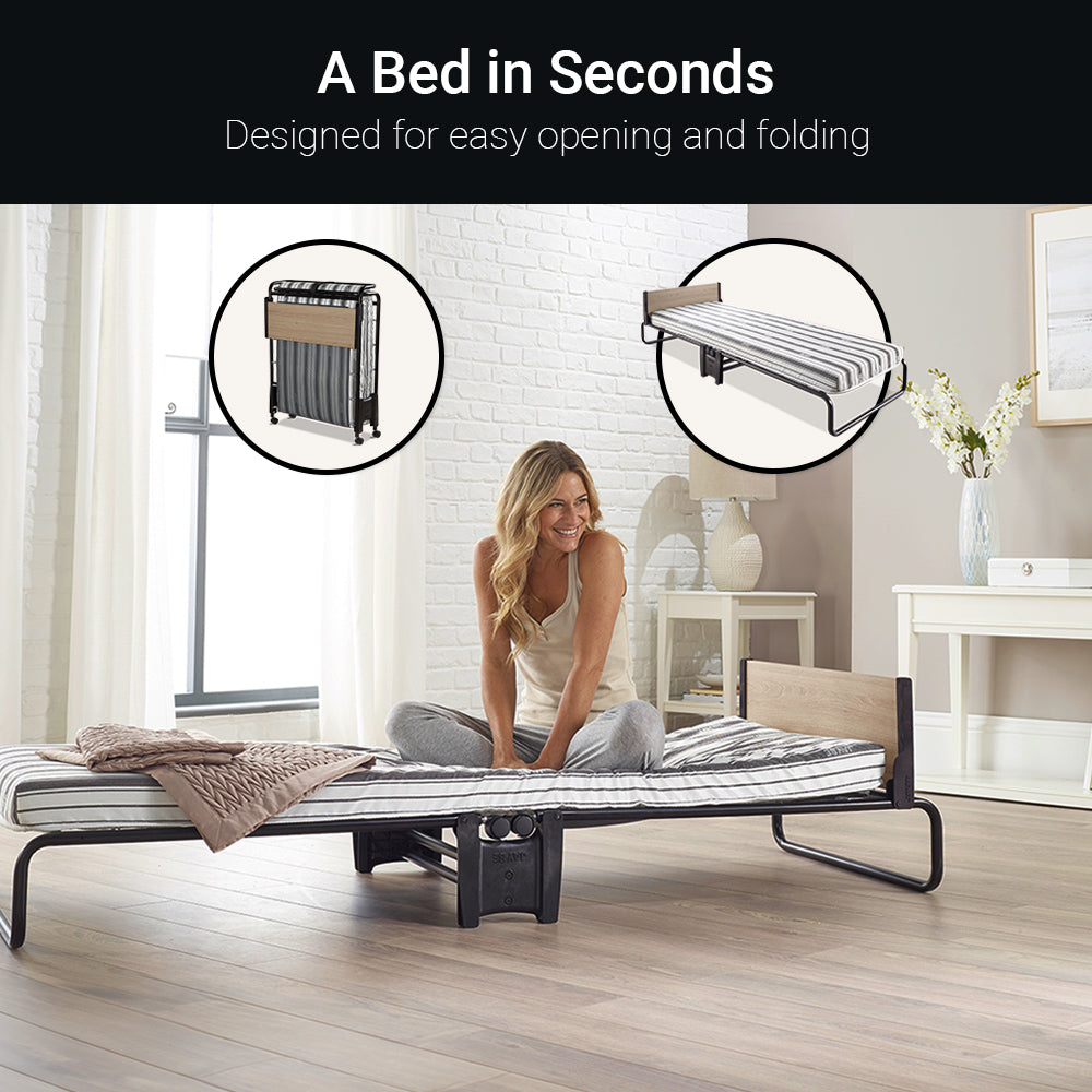 Jay-Be Revolution Folding Bed with Comfort Stripe Mattress