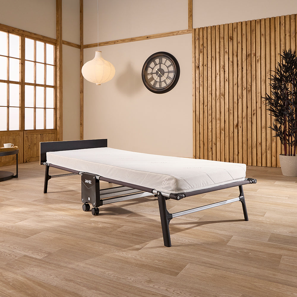 Jay-Be RE80 Rollaway Folding Bed with Comfort White Mattress