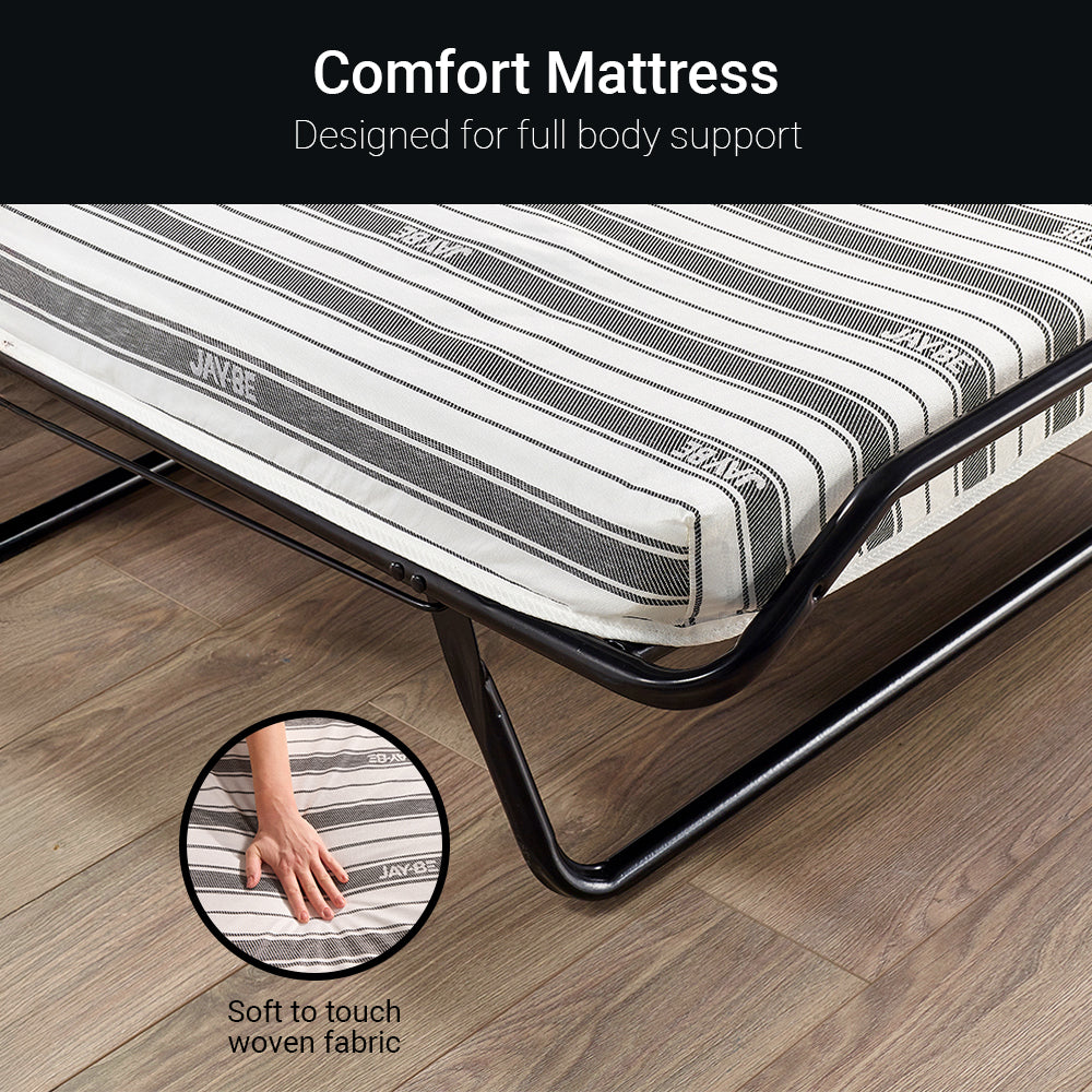 Jay-Be Supreme Folding Bed with Comfort Stripe Mattress