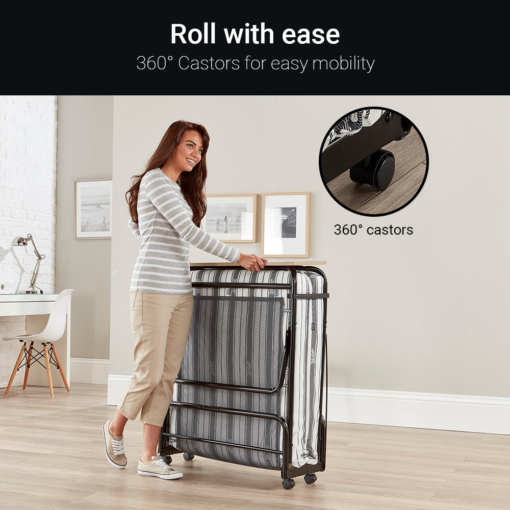 Jay-Be Supreme Folding Bed with Comfort Stripe Mattress