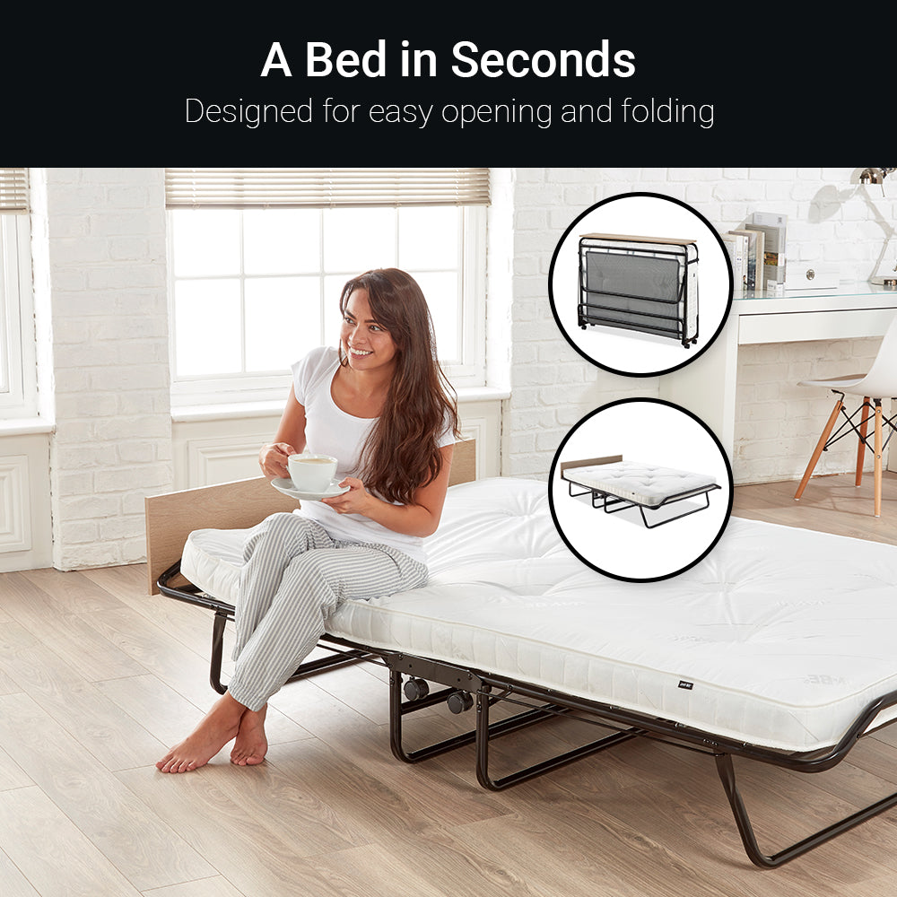 Jay-Be Supreme Folding Bed with Pocket Sprung Mattress Small Double