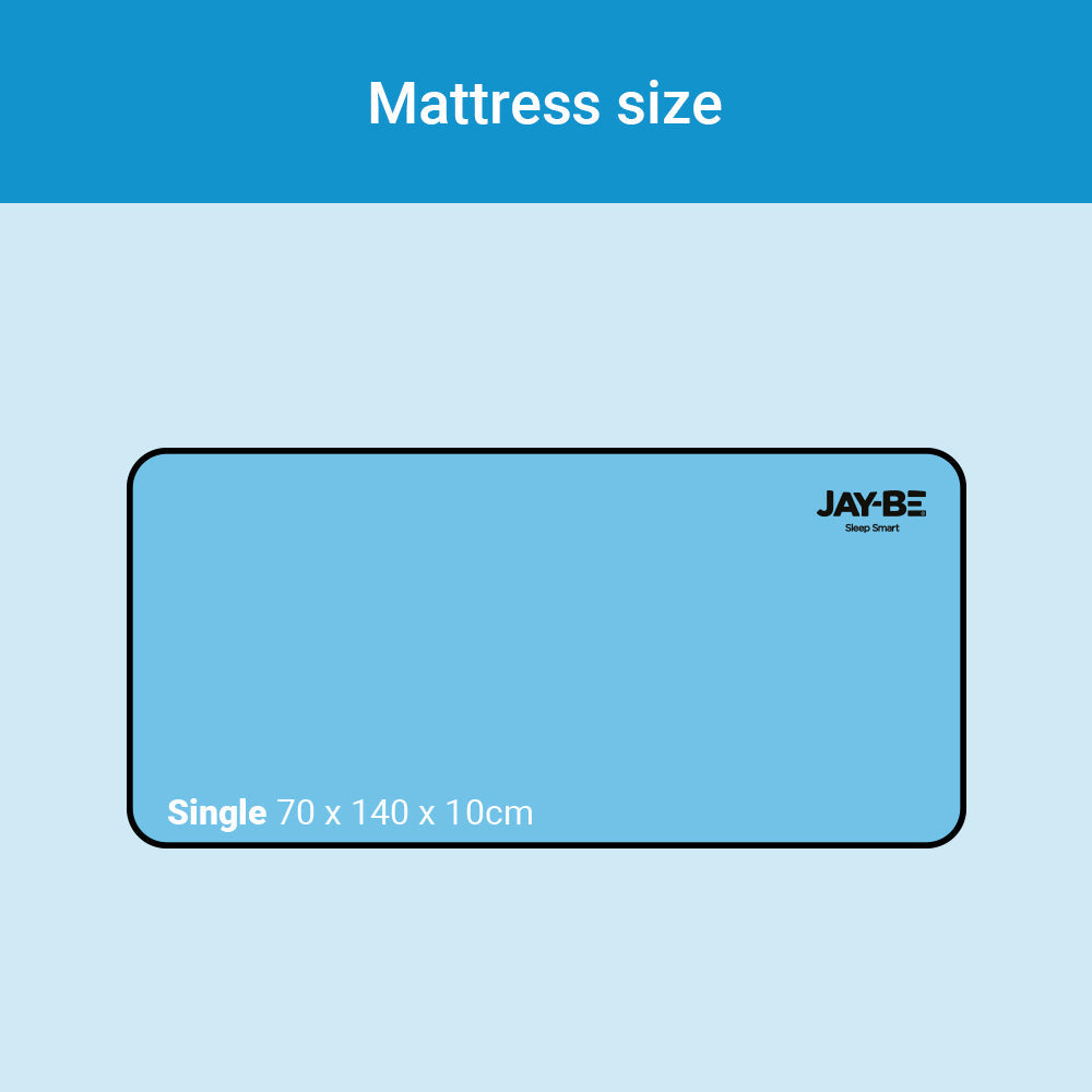 Jay-Be Toddler Waterproof Anti‑Microbial Foam Free Sprung Mattress