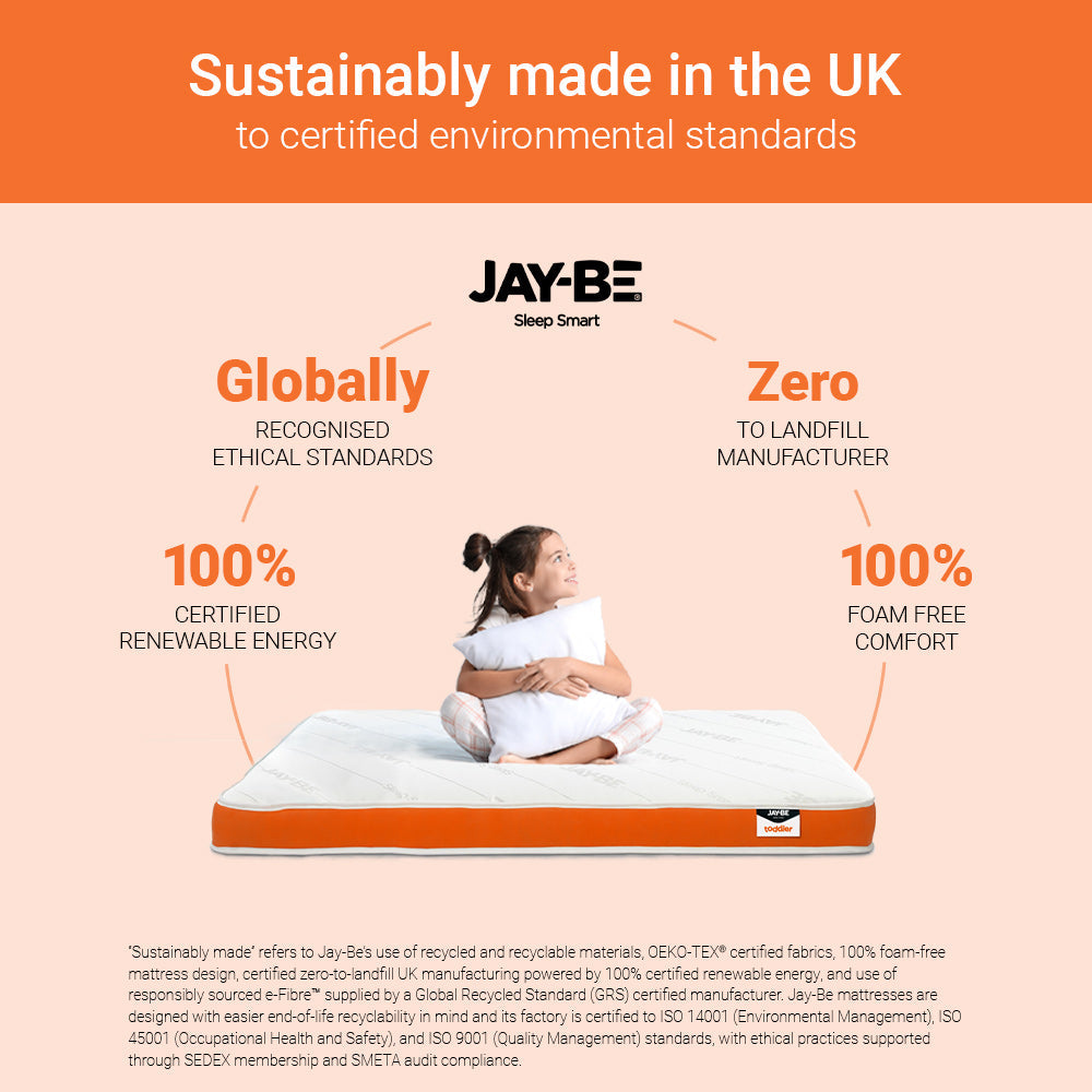 Jay-Be Toddler Foam Free Sprung Mattress