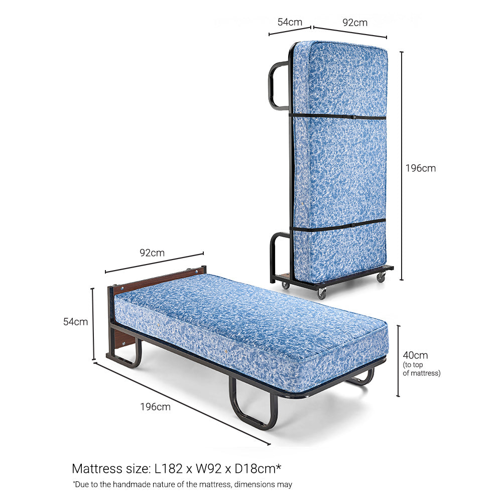 Jay-Be Contract Upright Bed with Waterproof Mattress