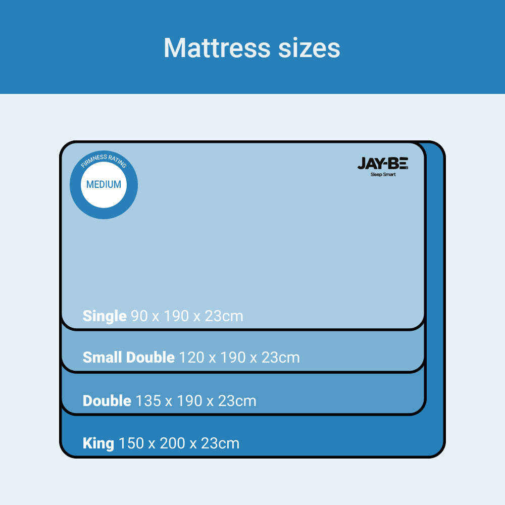 Jay-Be Bio Cool Hybrid 2000 Pocket Sprung Sustainably Made Mattress