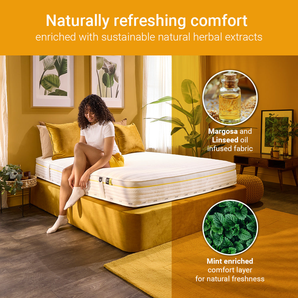 Jay-Be Bio Fresh Hybrid 2000 Pocket Sprung Sustainably Made Mattress