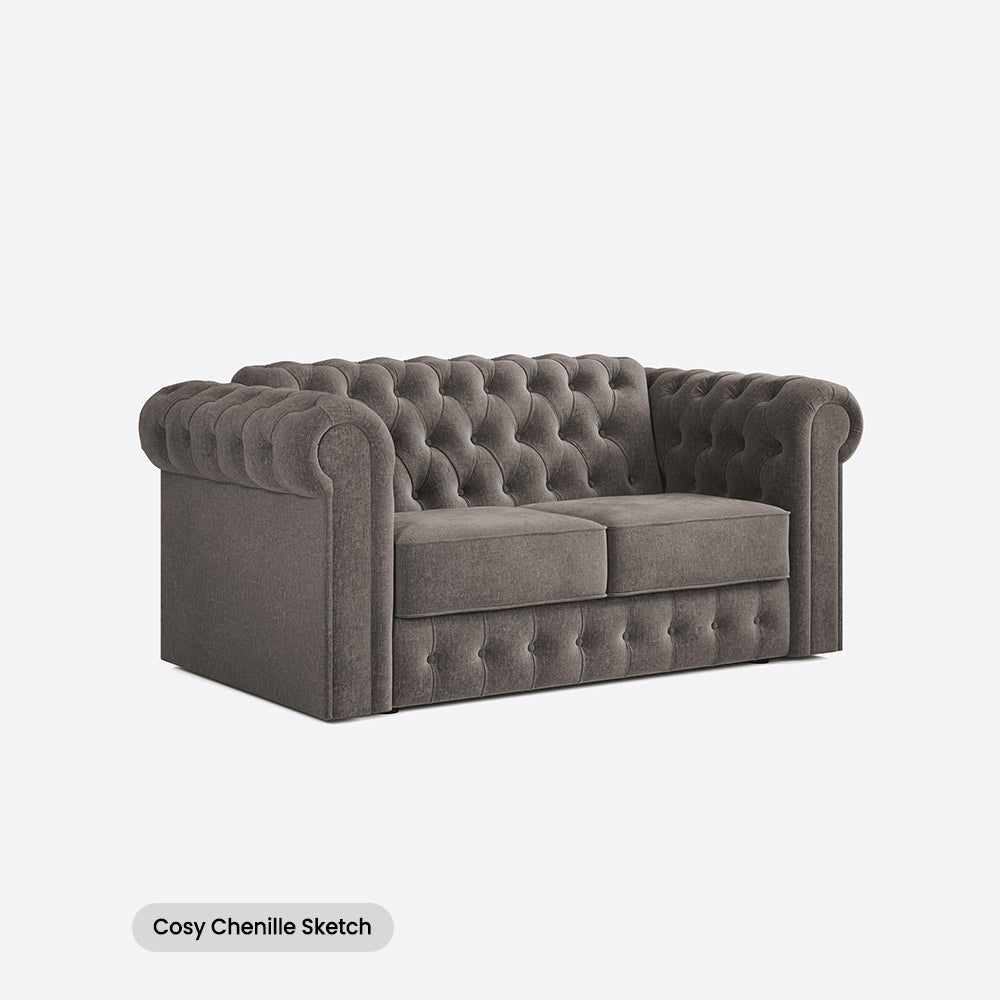 Jay-Be Chesterfield Two Seater with Deep e-Sprung™ Mattress