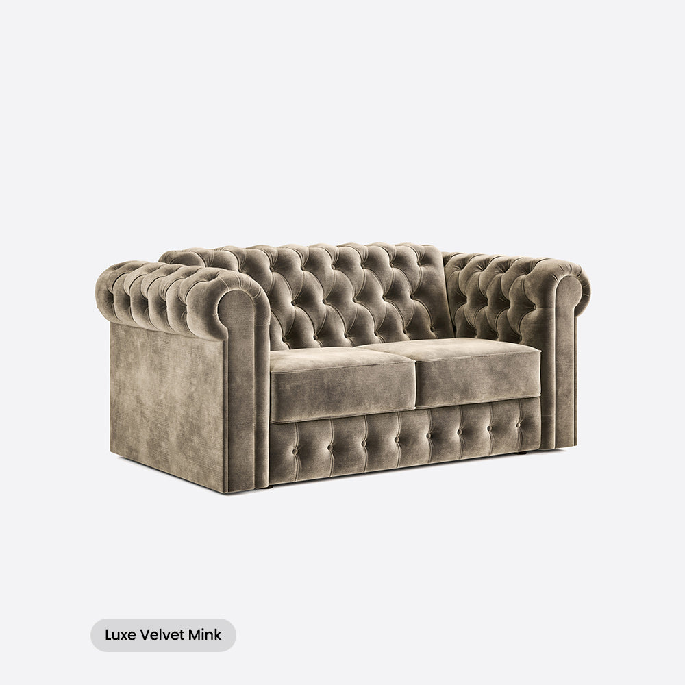 Jay-Be Chesterfield Two Seater with Deep e-Sprung™ Mattress