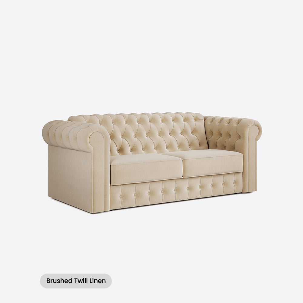 Jay-Be Chesterfield Three Seater with Deep e-Sprung™ Mattress