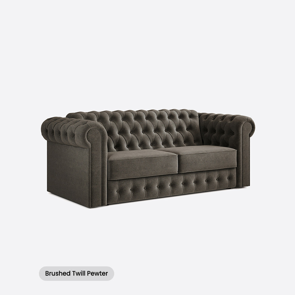 Jay-Be Chesterfield Three Seater with Deep e-Sprung™ Mattress