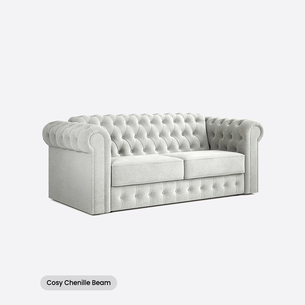 Jay-Be Chesterfield Three Seater with Deep e-Sprung™ Mattress