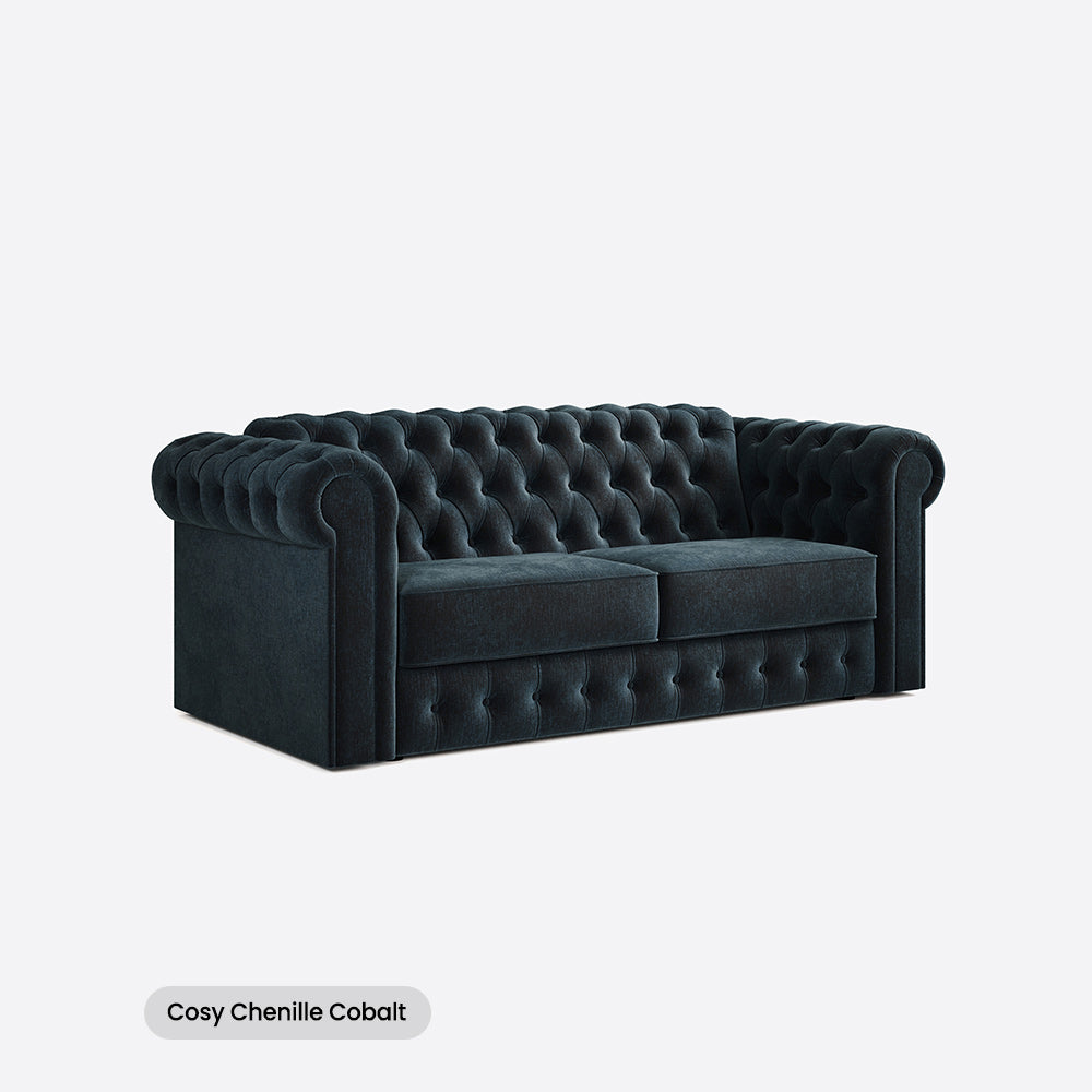 Jay-Be Chesterfield Three Seater with Deep e-Sprung™ Mattress