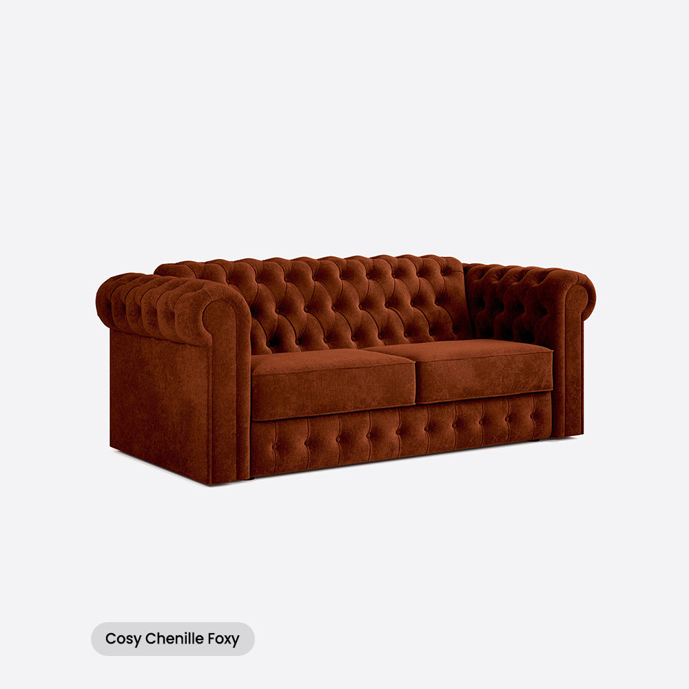Jay-Be Chesterfield Three Seater with Deep e-Sprung™ Mattress