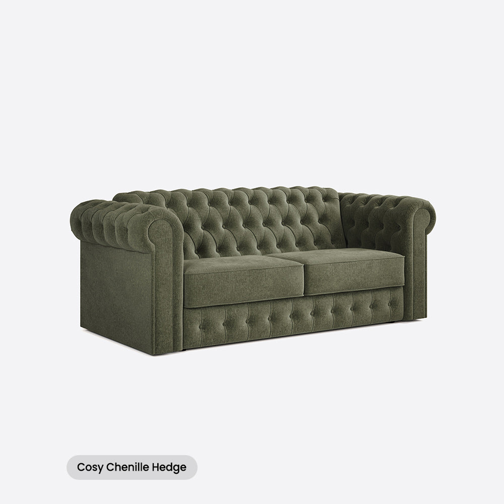 Jay-Be Chesterfield Three Seater with Deep e-Sprung™ Mattress