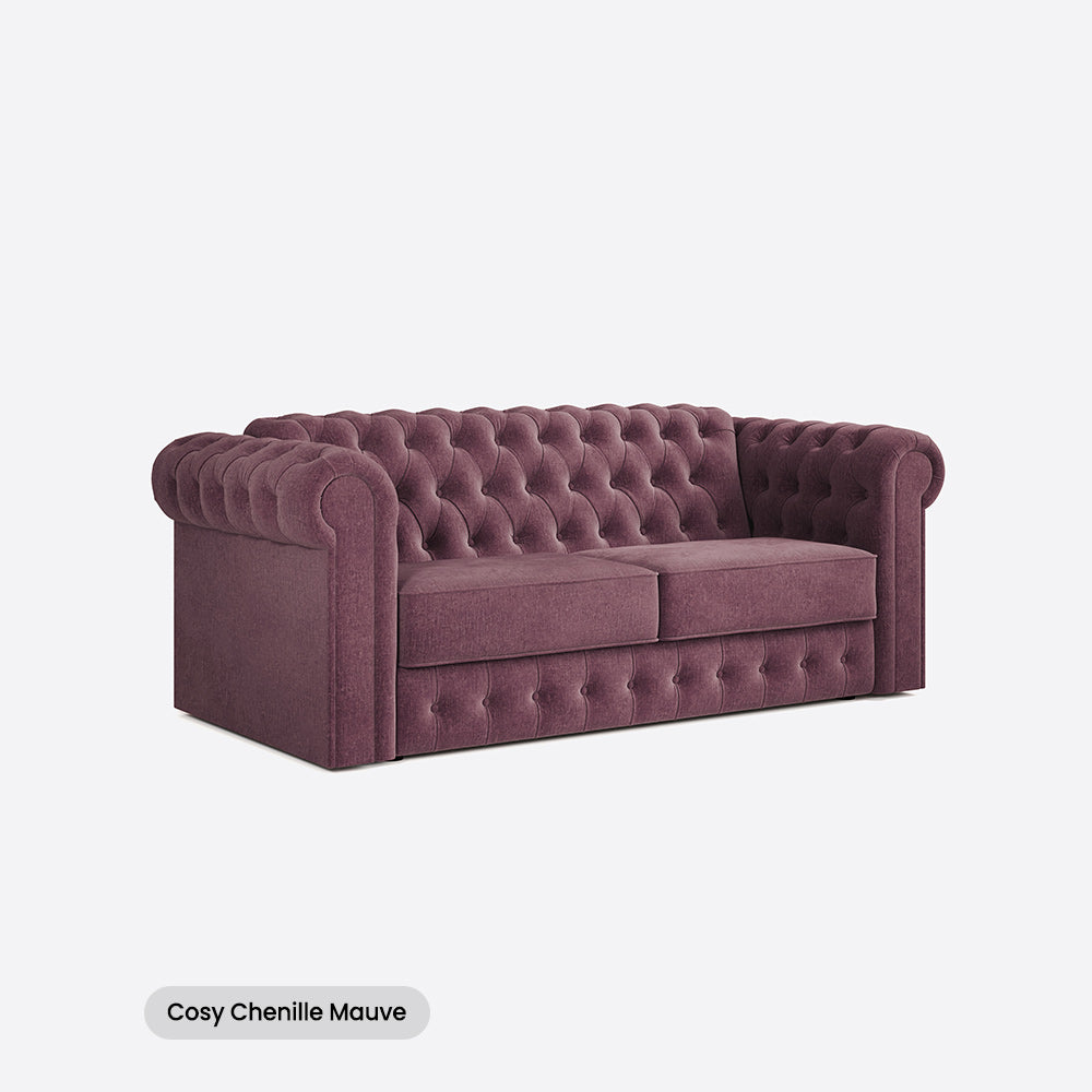 Jay-Be Chesterfield Three Seater with Deep e-Sprung™ Mattress