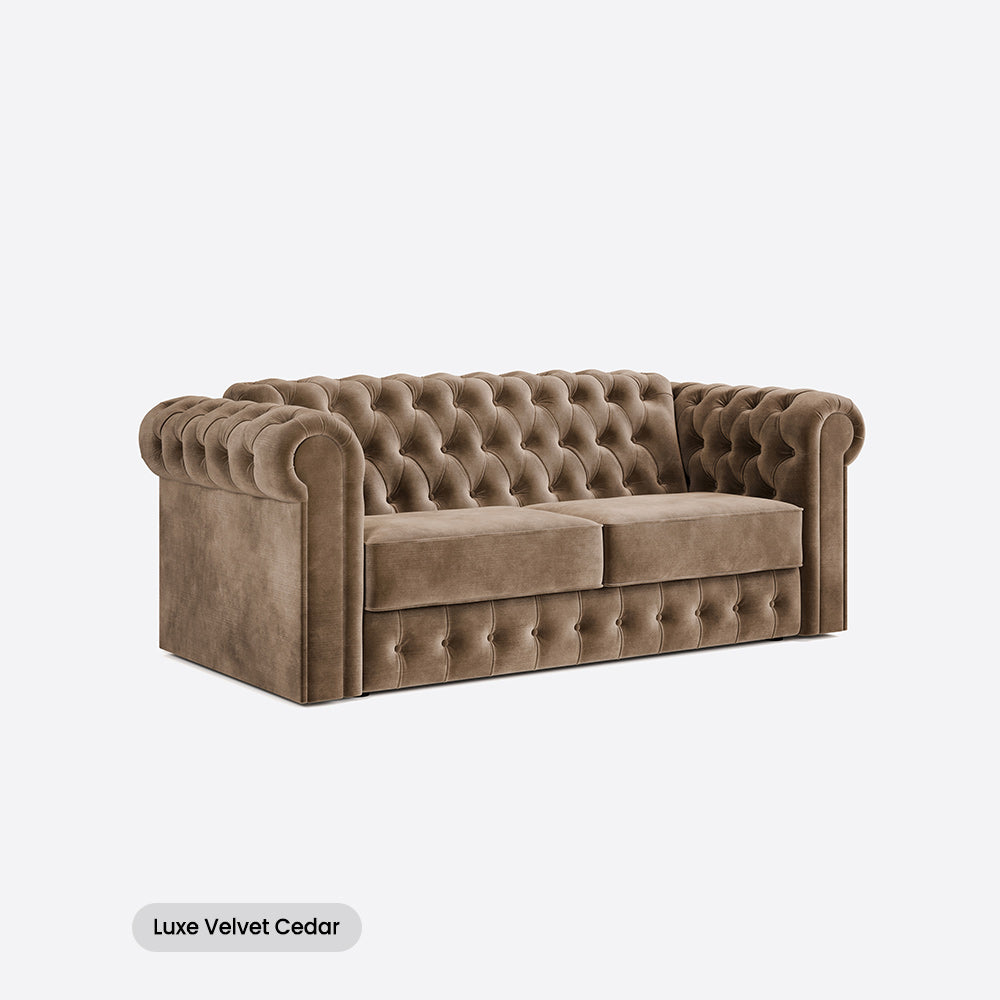 Jay-Be Chesterfield Three Seater with Deep e-Sprung™ Mattress