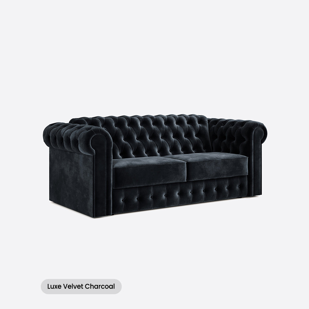 Jay-Be Chesterfield Three Seater with Deep e-Sprung™ Mattress