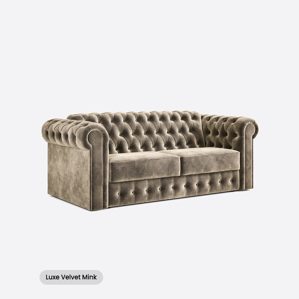 Jay-Be Chesterfield Three Seater with Deep e-Sprung™ Mattress