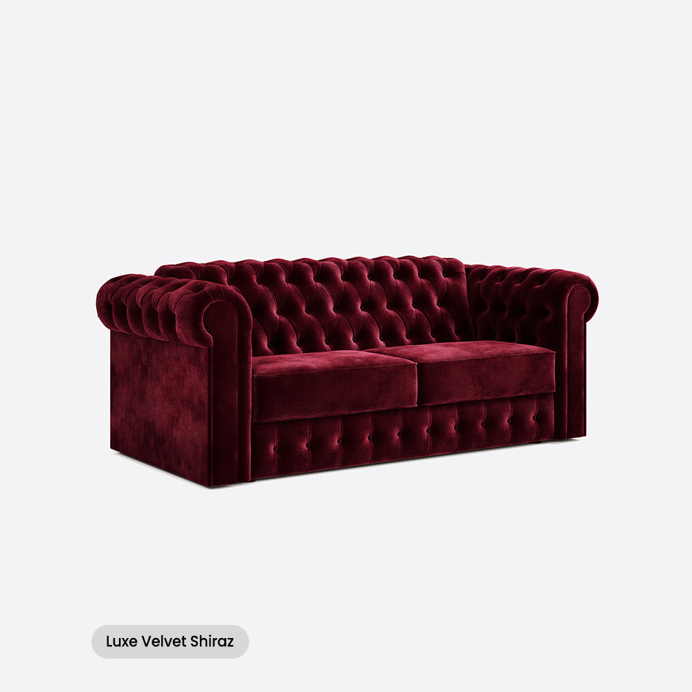 Jay-Be Chesterfield Three Seater with Deep e-Sprung™ Mattress