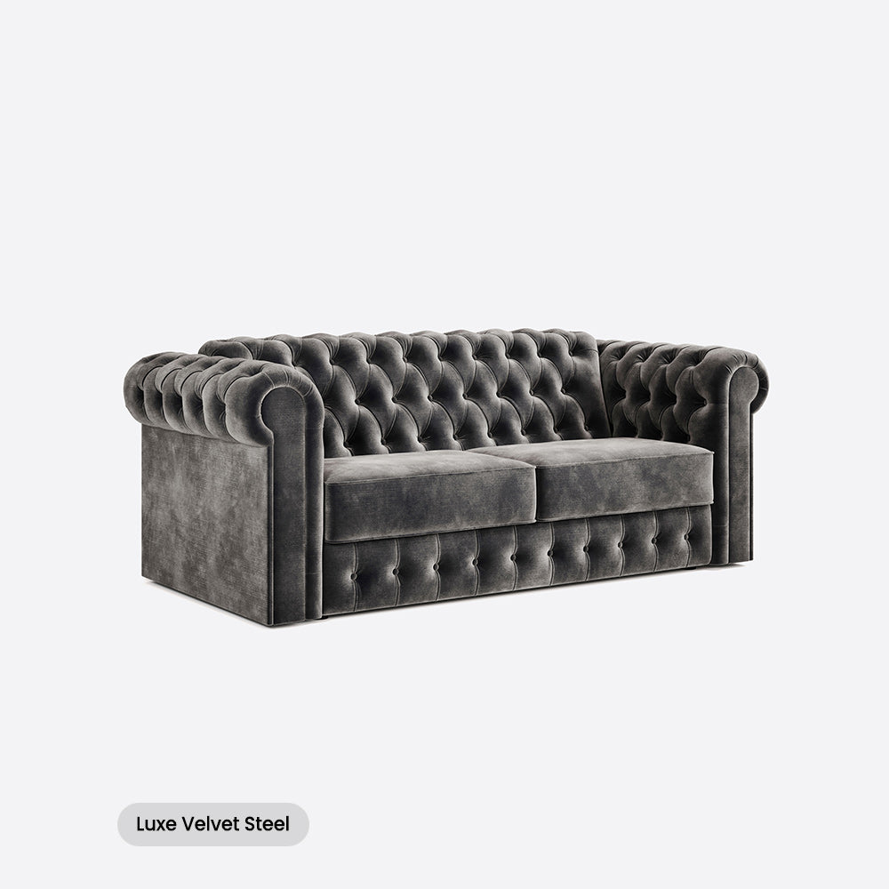 Jay-Be Chesterfield Three Seater with Deep e-Sprung™ Mattress