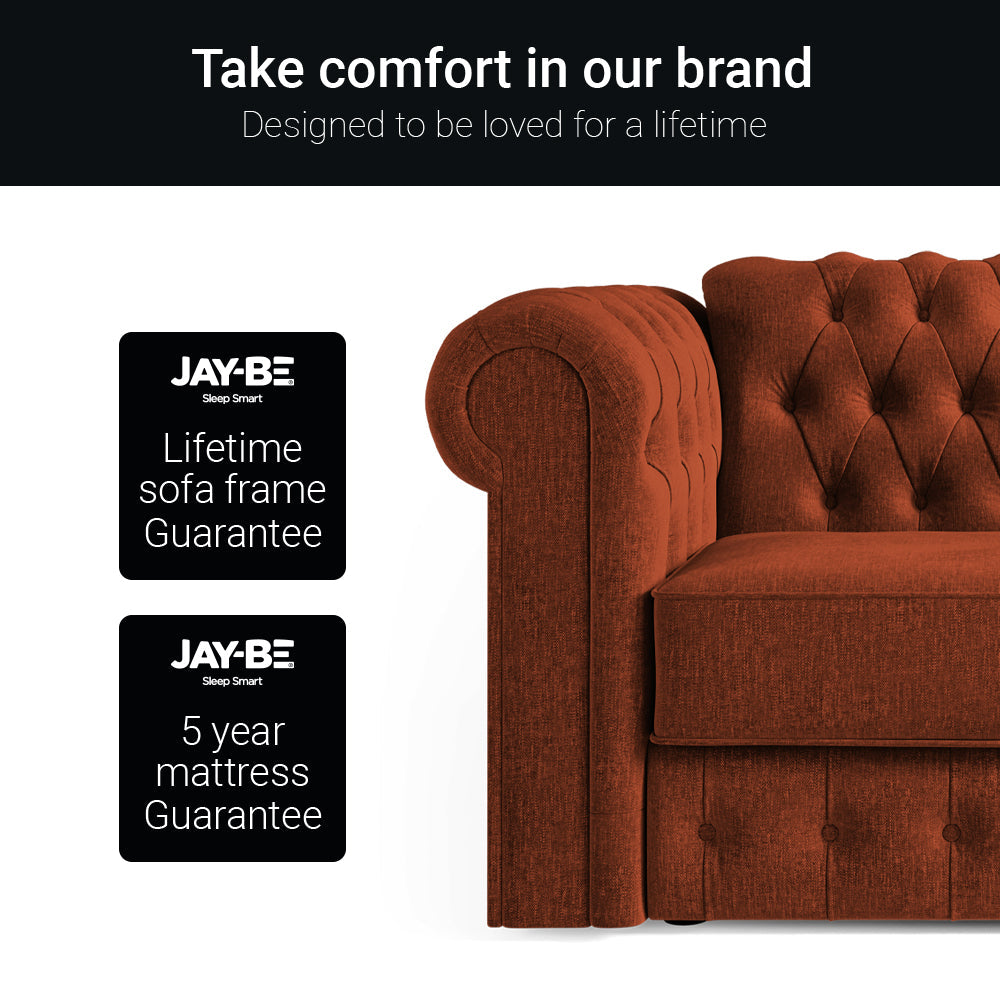 Jay-Be Chesterfield Two Seater with Deep e-Sprung™ Mattress