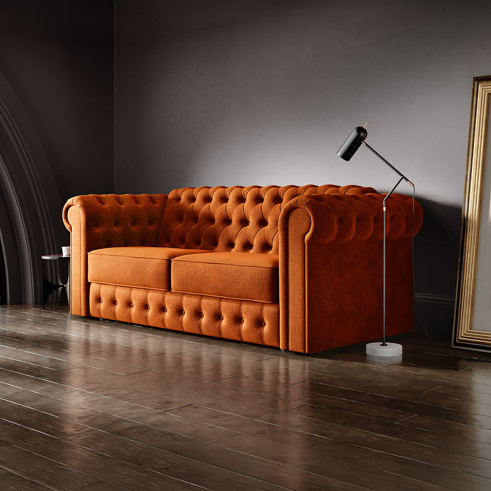 Jay-Be Chesterfield Three Seater with Deep e-Sprung™ Mattress