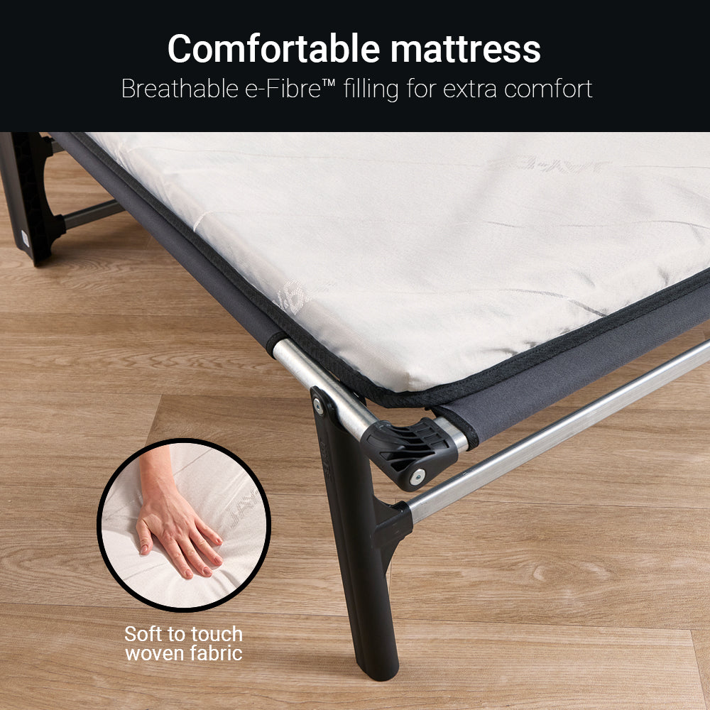 Jay-Be CE120 Compact Folding Bed with Comfort White Mattress