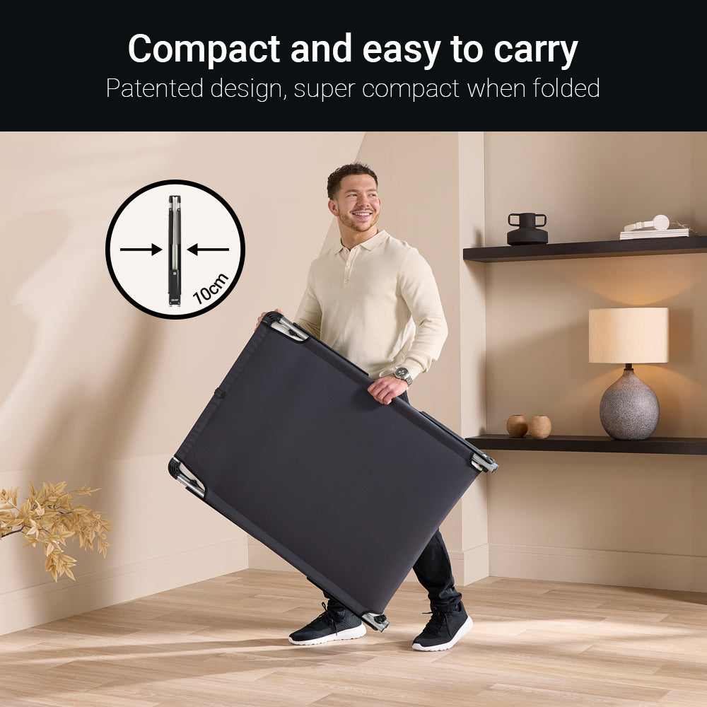 Jay-Be CE70 Compact Folding Bed with Comfort White Mattress