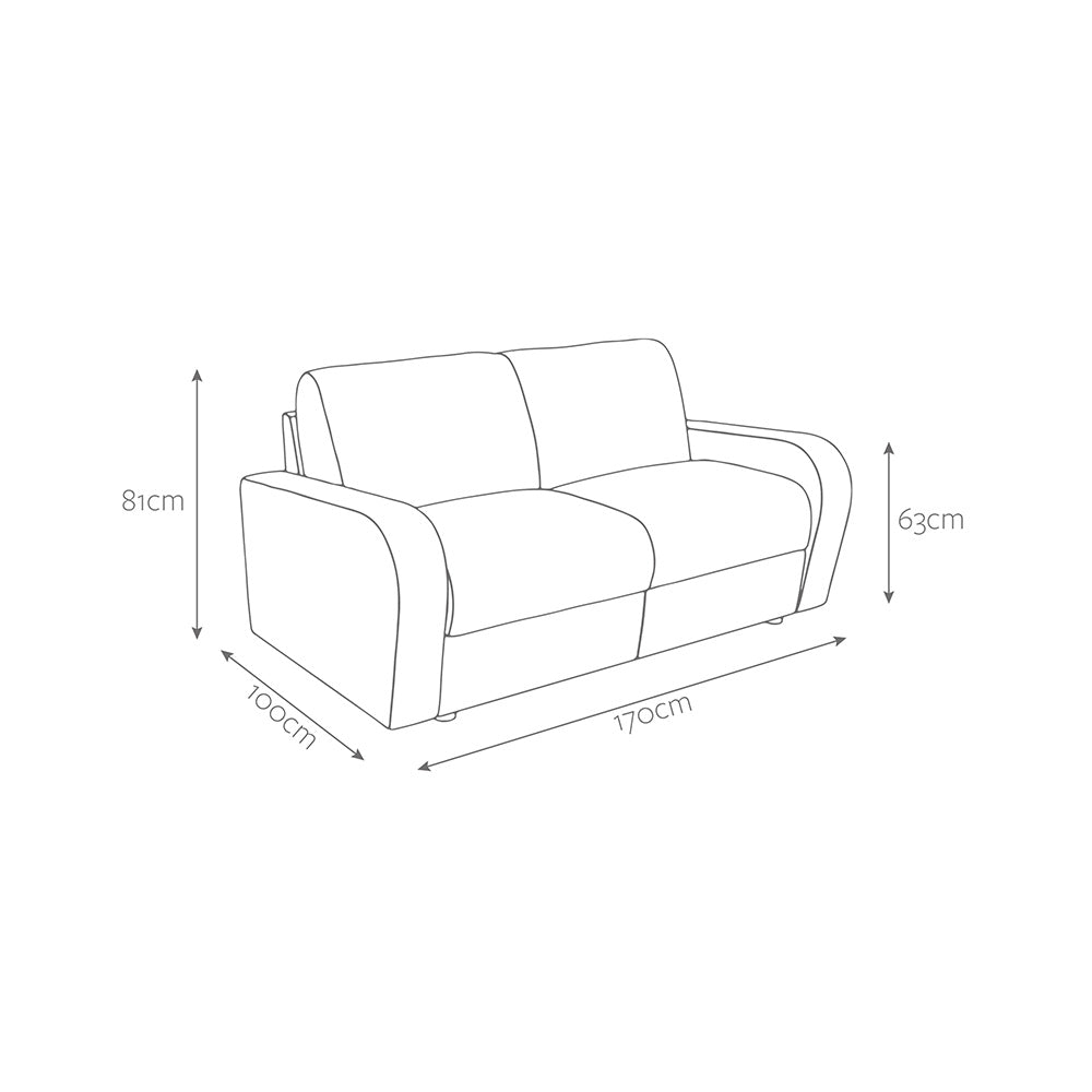 Jay-Be Deco Two Seater with Deep e-Sprung™ Mattress