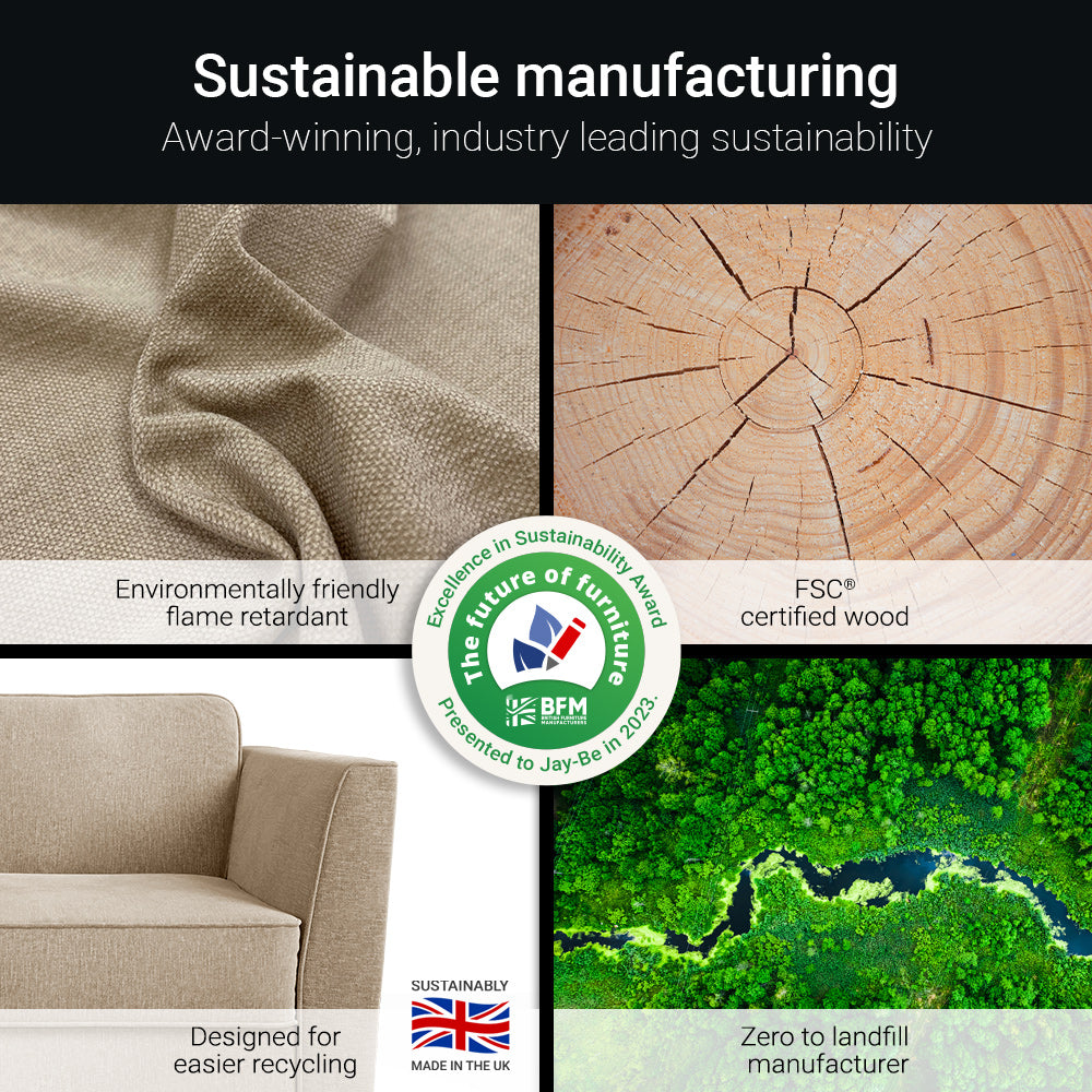 Jay-Be Elegance Three Seater with Deep e-Sprung™ Mattress