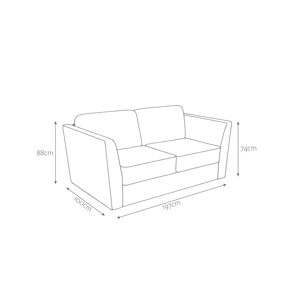 Jay-Be Elegance Three Seater with Deep e-Sprung™ Mattress