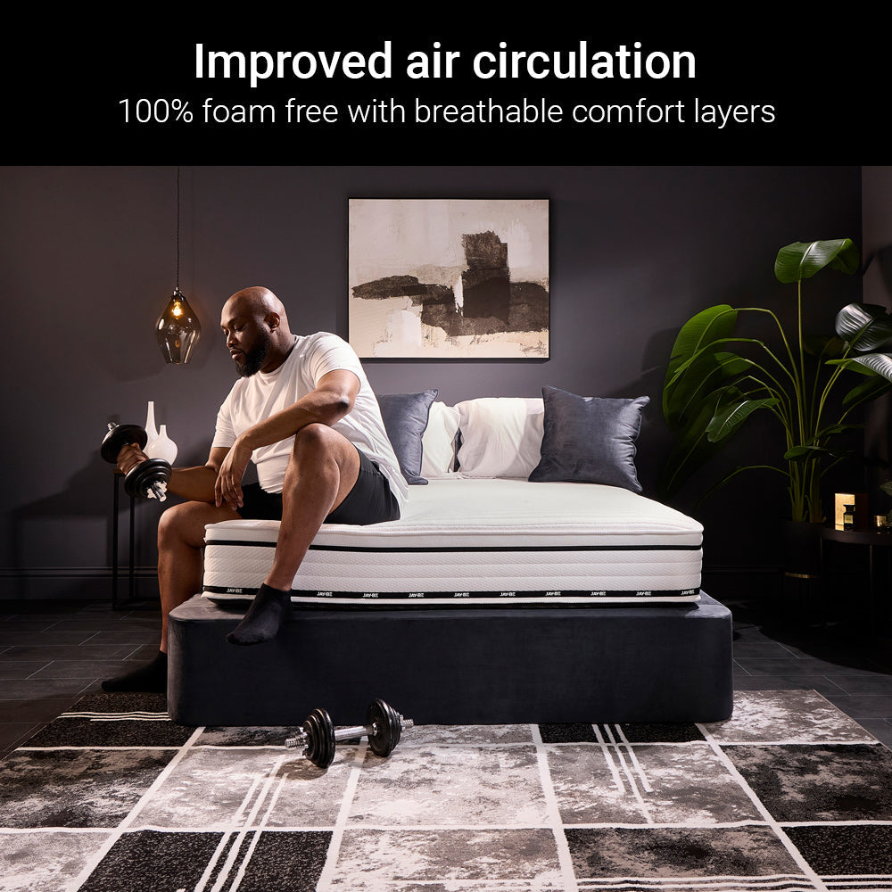 Jay-Be Flex 1200 Pocket Sprung Ultra-Firm Sustainably Made Mattress