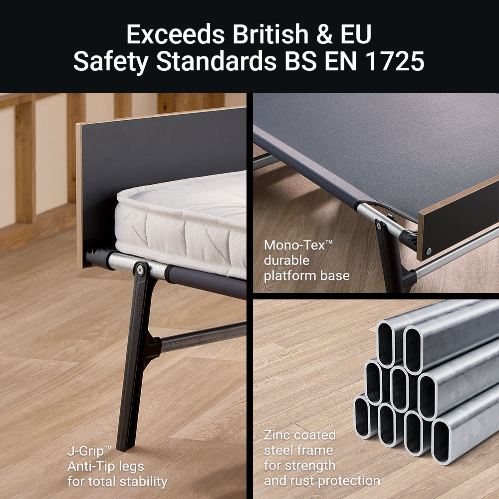 Jay-Be GP120 Grand Folding Bed with Pocket Sprung Mattress