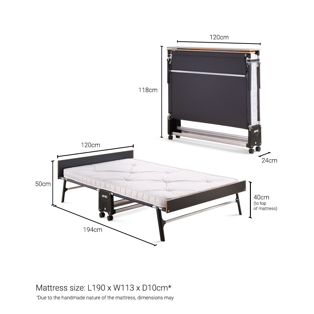 Jay-Be GP120 Grand Folding Bed with Pocket Sprung Mattress