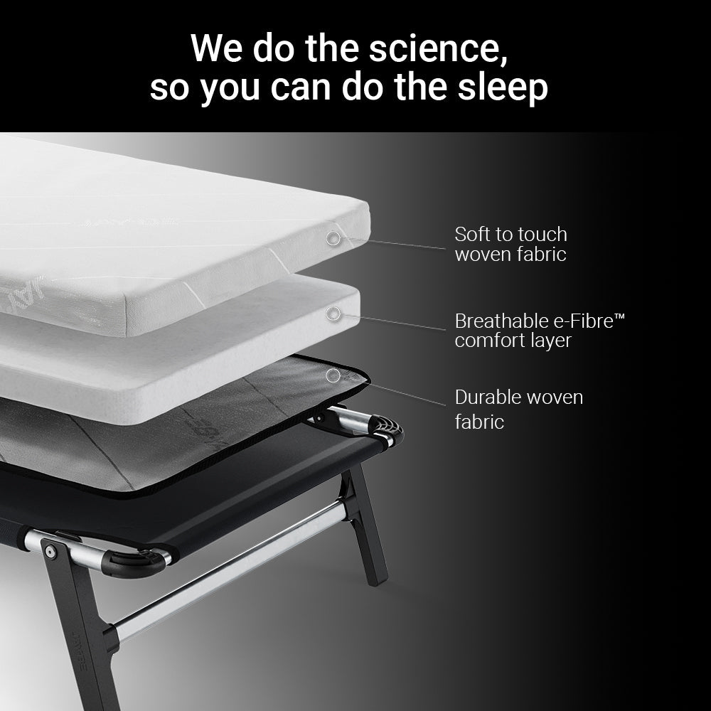 Jay-Be HE70 Hideaway Folding Bed with Comfort White Mattress
