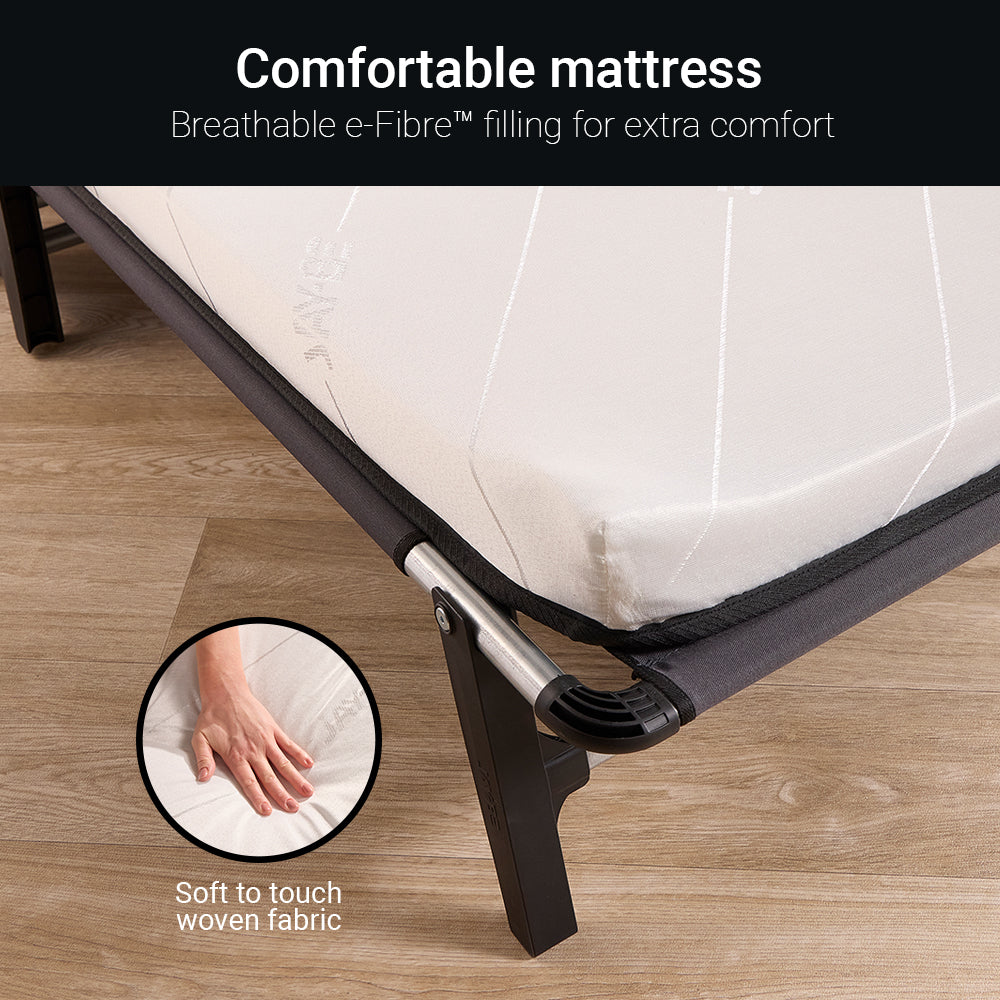Jay-Be HE70 Hideaway Folding Bed with Comfort White Mattress