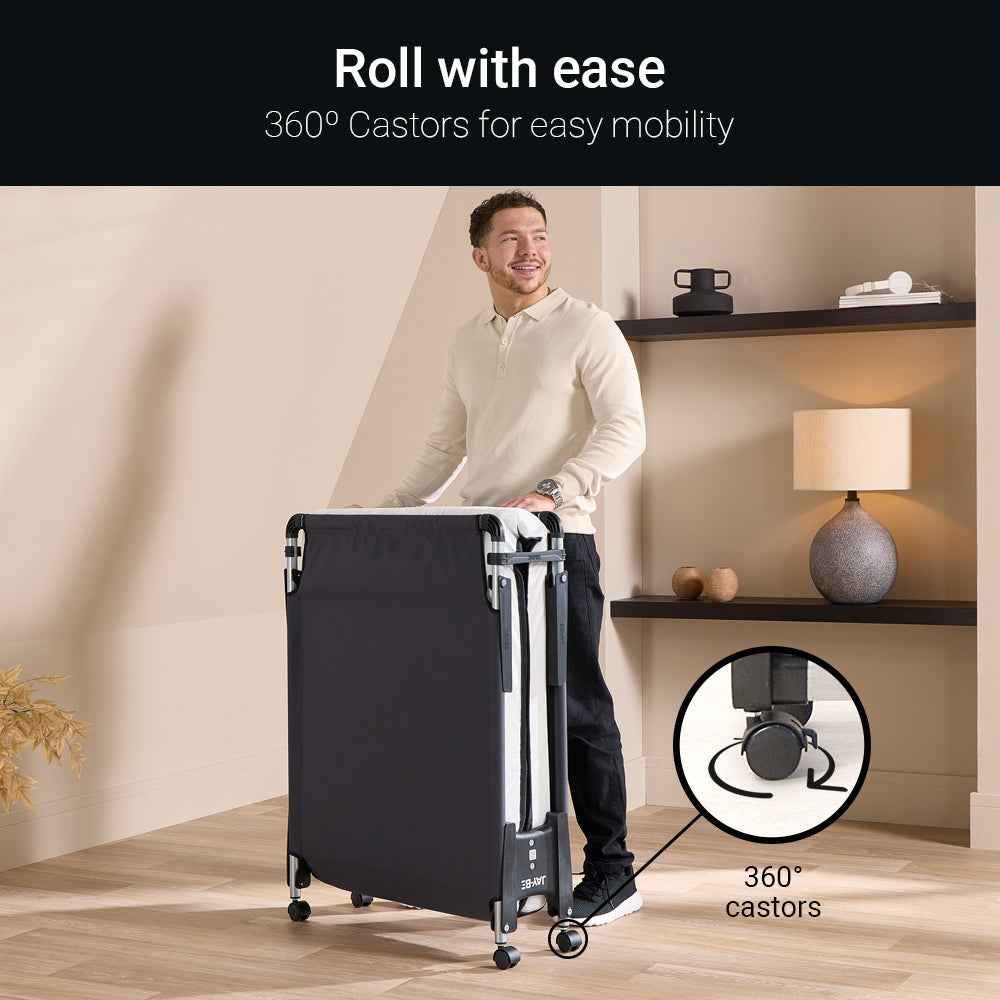 Jay-Be HE70 Hideaway Folding Bed with Comfort White Mattress