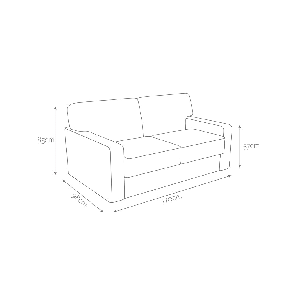 Jay-Be Linea Two Seater with Deep e-Sprung™ Mattress